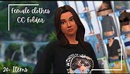 Sims 4 CC Clothing Folder (Free Download)