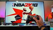 Testing NBA 2K18 On The Xbox 360- POV Gameplay Test, Impression