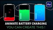 Animate Battery Charging - After effect - @FLIMLIONVisualFX