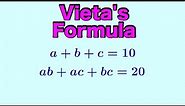 Vieta's Formula