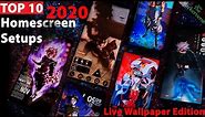 TOP 10 BEST Live Wallpaper & Homescreen Setups of Early 2021 / 2020