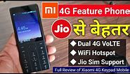 Mi 4G feature Phone Qin 1S Best 4G Feature Phone in 2021 | Jio 4G Feature Vs Xiaomi 4g Feature Phone