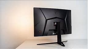 MSI G24C4 Review - Curved 144 Hz, sub 200$