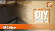 DIY Concrete Countertops