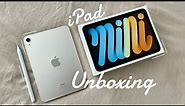 iPad mini 6 (starlight) unboxing + accessories | aesthetic & chill