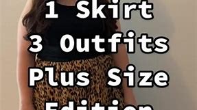 3 ways to style a plus size leopard print skirt. Wear what makes you feel good! #plussize #plussizemomstyle #plussizetiktok #plussizeugccreator #ugccreator #bredoesugc #plussizeoutfit #curvyfashion #plussizemoms #plussizecasuallook #plussizeworkoutfits #plussizefashion #curvyfashiontips