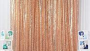Sequin Background Best Choice 4FT*6FT Rose Gold Sequin backdrops, Sequin Curtains, Sequin Fabric, Wedding Backdrop, Drape,Bridal Shower,Party, Baby Shower, Reception