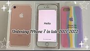 Unboxing iPhone 7 in Late 2021