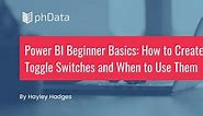 Power BI Beginner Basics: How to Create Toggle Switches and When to Use Them