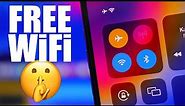 How To Get FREE WiFi Anywhere on iPhone !
