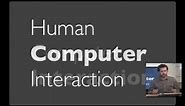 Lecture 1 — Human Computer Interaction | Stanford University