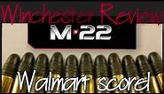 Winchester M22 .22LR review, 2,000 round Walmart score! Plano single pistol cases.