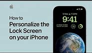 How to personalize Lock Screens on your iPhone | Apple Support