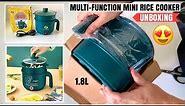 Unboxing Multi-Function Mini Rice Cooker 1.8 L Non-Stick Inner Pot