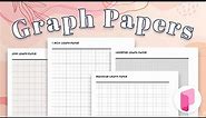 How to make Graph Papers using the "Graph Paper Widget" - Planify Pro