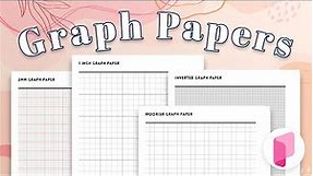 How to make Graph Papers using the "Graph Paper Widget" - Planify Pro