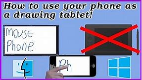 How to use your phone as a drawing tablet on Windows and Mac
