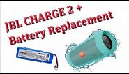 JBL Charge 2 + Battery Replacement Tutorial - JBL Charge 2 PLUS Battery Replacement