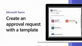 Create approvals with templates
