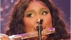 Lizzo plays 200-year-old crystal flute