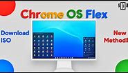 Chrome OS Flex DOWNLOAD and INSTALL Using ISO Like File!