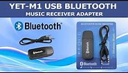 YET-M1 USB Bluetooth Music Receiver Adapter (Unboxing & Review)
