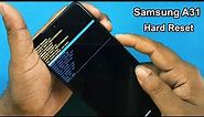 Samsung Galaxy A31 Hard Reset Samsung A31 Pattren Unlock Samsung A315F Factory Reset & Pin Unlock ||