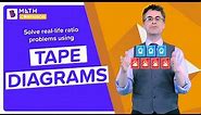 Tape Diagrams: Explained (With 3 Examples) | Ratios and Proportions | Middle School