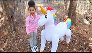 Giant Magical Unicorn Kids Pretend Play | FamousTubeKIDS
