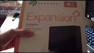 Seagate Expansion Desktop External Hard Drive UNBOXING 4tb