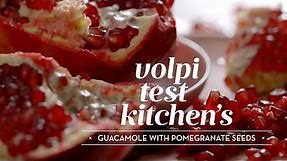The Best Guacamole with Pomegranate Seeds Recipe presented by Volpi Foods