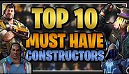 TOP 10 Constructors YOU NEED in Fortnite Save the World!
