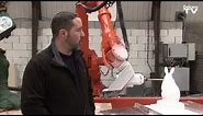 Robot Sculpting with Delcam PowerMILL Robot & an ABB 6640