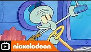 SpongeBob SquarePants | Squiddy's New Job | Nickelodeon UK