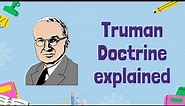 The Truman Doctrine: Shaping Cold War Policy | GCSE History