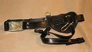 Civil War Officers Leather Sword Belts and other belts.