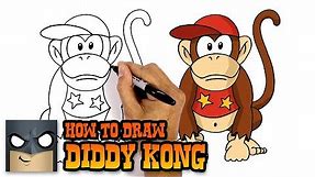 How to Draw Diddy Kong | Awesome Step-by-Step Tutorial