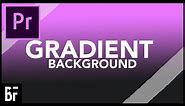 Create a Gradient Background in Premiere