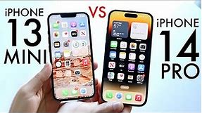 iPhone 14 Pro Vs iPhone 13 Mini In 2023! (Comparison) (Review)
