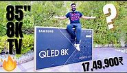 Samsung 85" QLED(2020) 8K TV Unboxing - The Ultimate Luxury TV Experience🔥🔥🔥