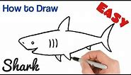 How to Draw a Shark Easy Step by Step