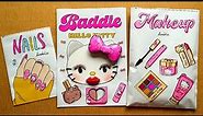 Hello Kitty Makeup baddie Blind bag Paper 💅 ASMR 💖 satisfying opening blind bag / NEKEN DANA
