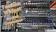 Amazing New Socket Organizer from Toolbox Widget Save alot of space.