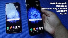 Download 3D Holographic Wallpapers For Samsung Galaxy S8 and S8+