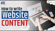 How to Write Content for Website? What is Web Content Writing? Full Tutorial