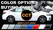 2022 Honda Civic - Color Options Buying Guide