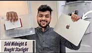 MacBook Air M2 Starlight & Accessories Unboxing: How Starlight is better than Midnight?