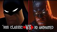 I remade Batman's animated series intro in 3D | Side by side comparison