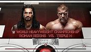 WWE 2K16 - PC Gameplay Roman Reigns vs Triple H - Wrestlemania [ HD ]