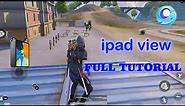 how to enable IPAD VIEW in gameloop perfectly | full tutorial